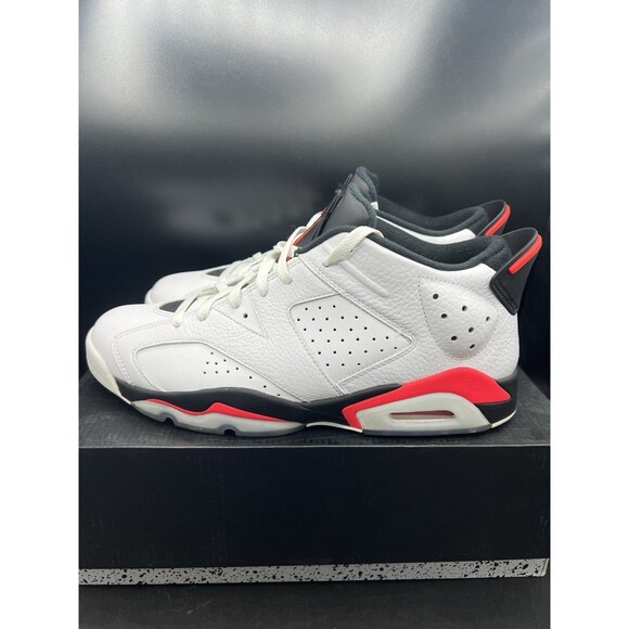 Air Jordan 6 Low \'White Infrared\' Men’s Size 11.5 (304401-123) CLEAN OG ALL main image 10